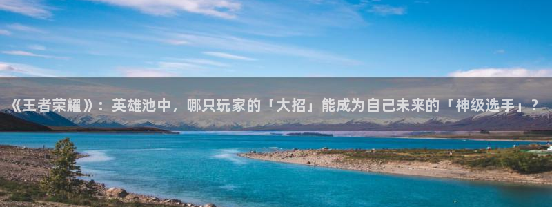 星欧娱乐注册网站：《王者荣耀》：英雄池中，哪只玩家的「大招」