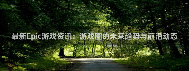 星欧娱乐app：最新Epic游戏资讯：游戏圈的未来趋势与前沿